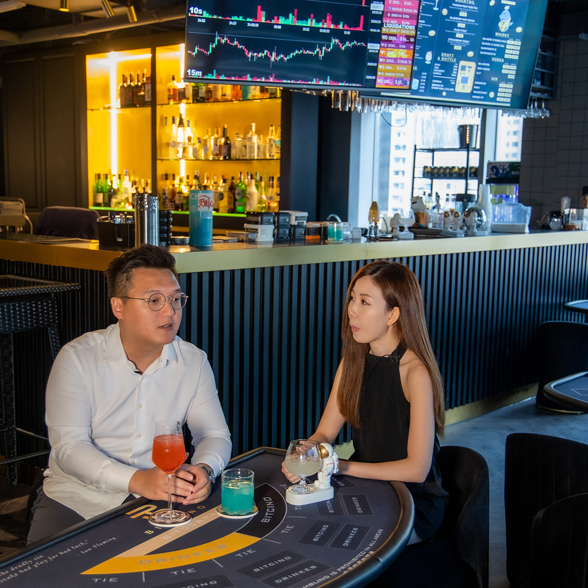 結合加密幣和賭場風 - 中環主題酒吧Bitcino